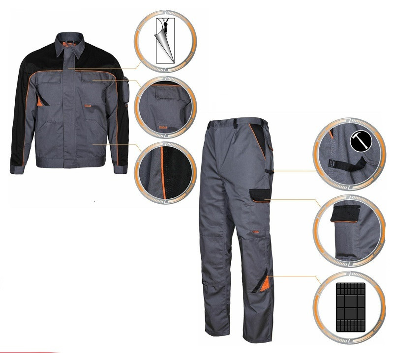 Робочий Комплект спецодягу, польський спецодяг, Робочий костюм , Спецівка, Куртка на напівкомюінезон, фото 1