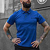 Чоловіча спортивна футболка Nike поло Найк, синя, фото 2