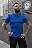 Чоловіча спортивна футболка Nike поло Найк, синя, фото 7