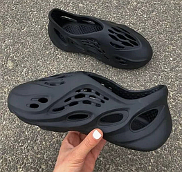 Чоловічі кросівки Adidas Yeezy Foam Runner Beige шльопанці тапочки сланці Адідас чорні білі бежеві