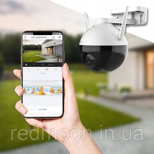 Уличная камера видеонаблюдения Ezviz QF300, с Wi-Fi и удаленным ...