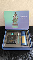 Мужские духи Versace Eros Parfum (Версаче Эрос Парфюм) Набор (edp/100ml/мл + edp/10ml/мл + deo/150ml/мл)