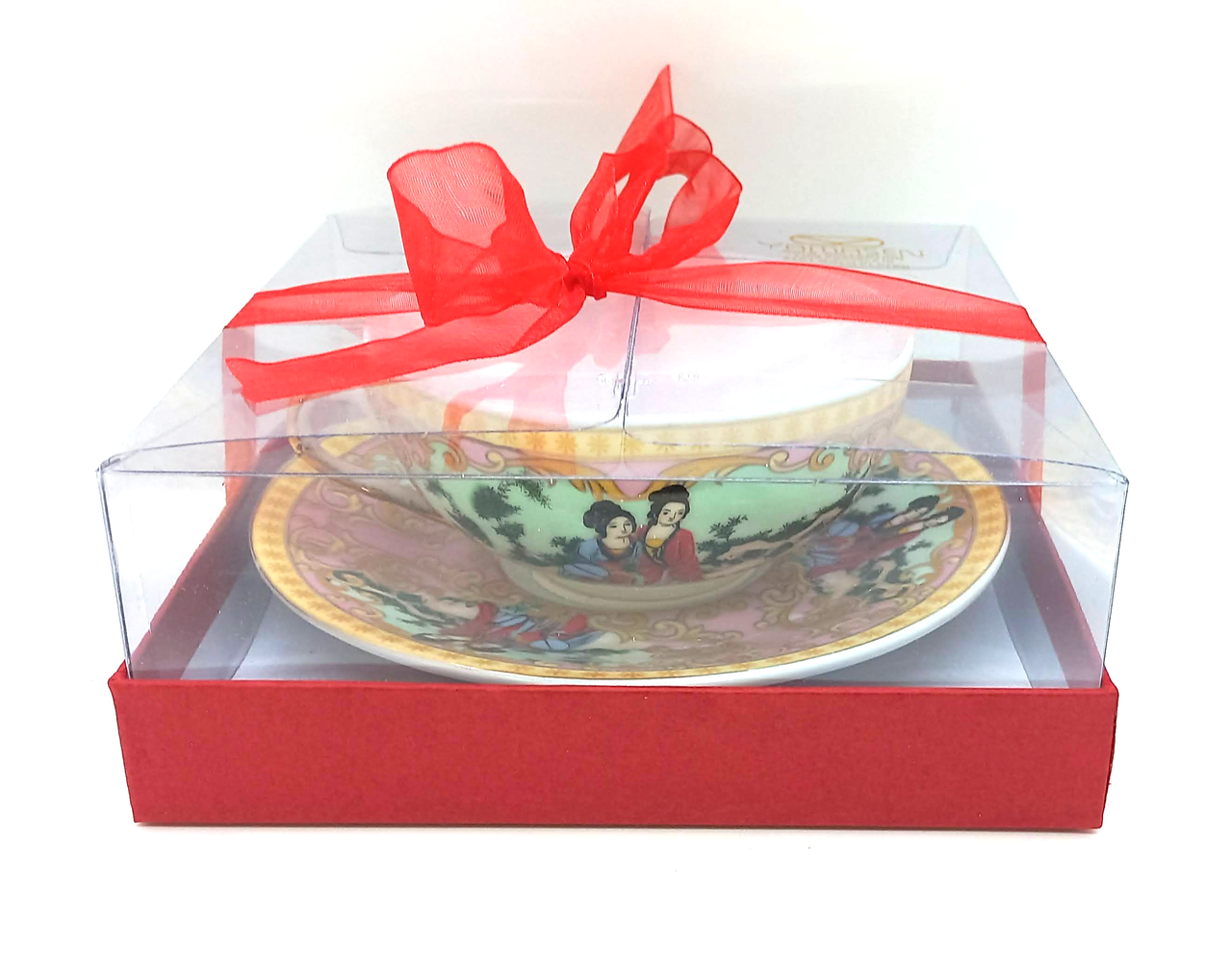 Чашка з блюдцем китайська порцеляна Yamasen 150 мл, фото 1