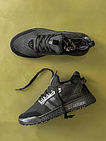 Мужские кроссовки Адидас черные кроссовки Adidas Different Black мужская обувь кеды кроссы адидас black модные