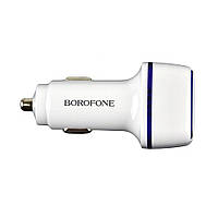 Авто Зарядное Устройство Borofone BZ14A PD20W+QC3.0 Type-C to Type-C 3A Цвет Белый