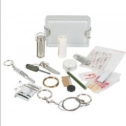 Набір Mil-Tec SURVIVAL KIT ALU BOX (16027100)