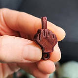 Брелок-сюрприз середній палець., фото 2