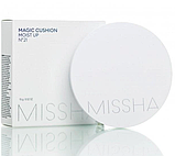 Кушон зволожувальний Missha Magic Cushion Moist Up SPF50+ PA+++ 15 g No21 Light Beige, фото 5