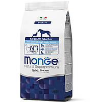 Monge Dog Medium Starter сухий корм для цуценят середніх порід і собак під час вагітності та лактації 1.5КГ