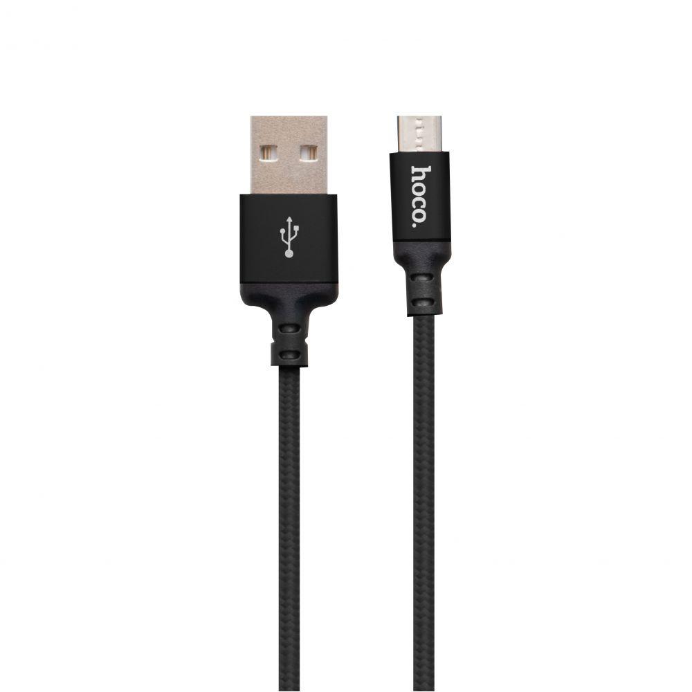 USB Hoco X14 Times Speed Micro Цвет Чёрный - фото 1 - id-p1881188775