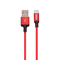 USB Hoco X14 Times Speed Micro Цвет Красно-Чёрный