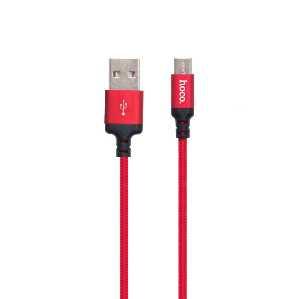 USB Hoco X14 Times Speed Micro 2m Цвет Чёрный - фото 4 - id-p1881188799
