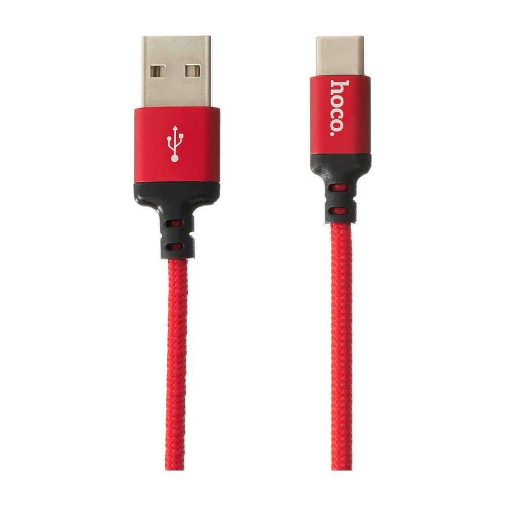 USB Hoco X14 Times Speed Type-C 2m Цвет Красно-Чёрный - фото 1 - id-p1881188802