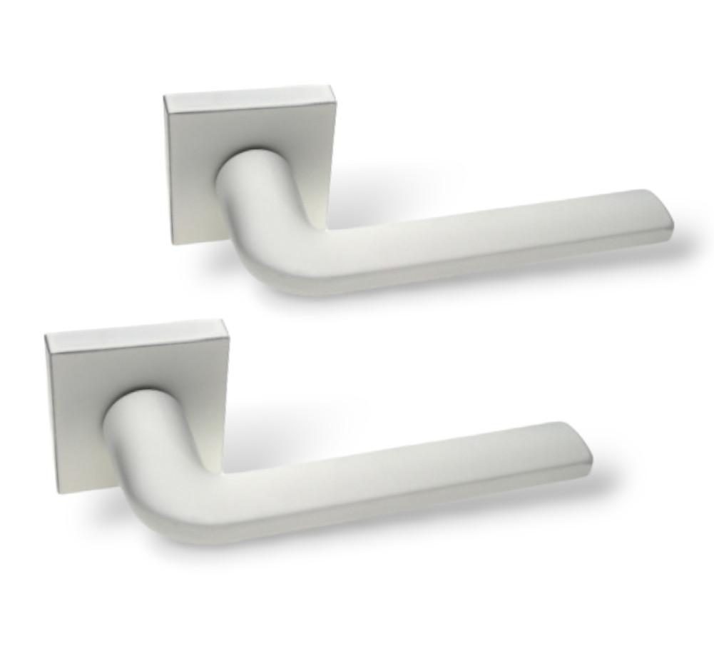 Дверні ручки на міжкімнатні/ вхідні двері FORME Milly 133Q B31 білий матовий, фото 1