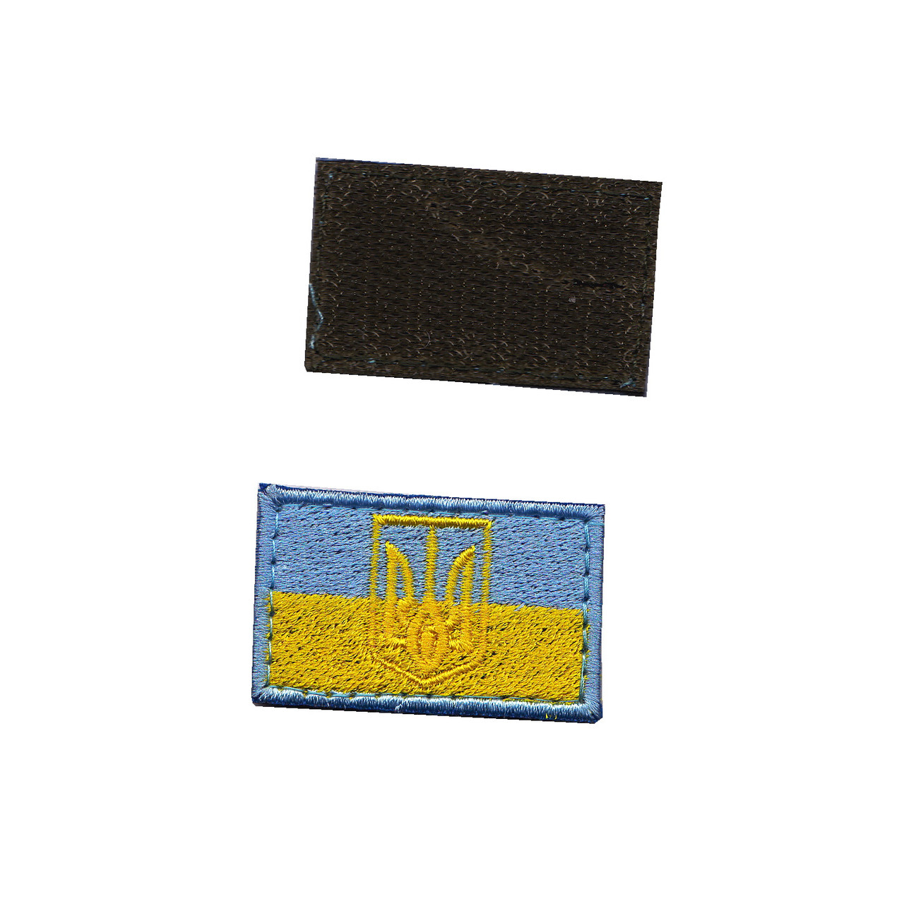 Шеврон ЗСУ, військовий / армійський, український прапор, на липучці, 5 см * 3,5 см