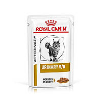 Royal Canin (Роял Канин) Urinary S/O консервы для кошек уринари при МКБ (кусочки в соусе) 85 г