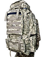 Тактический рюкзак 110 литров пиксель КОРДУРА. Армейский рюкзак кордура пиксель