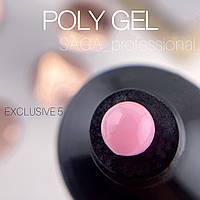 Полигель SAGA Professional EXCLUSIVE Poly Gel №5, 30 мл