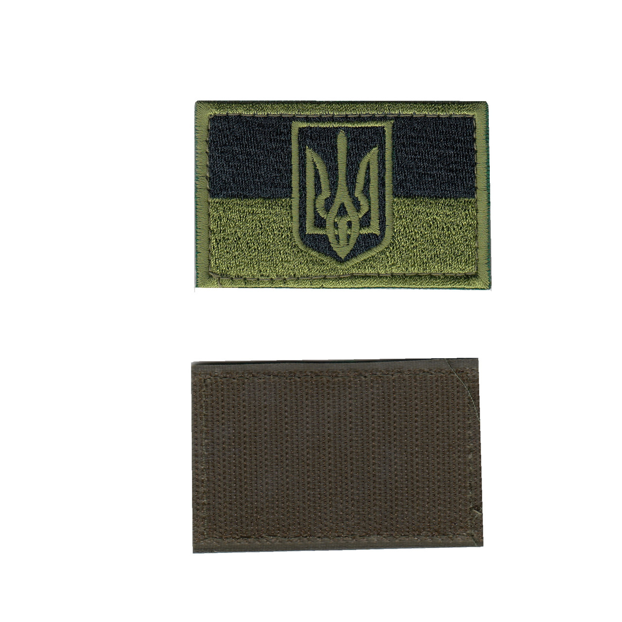 Шеврон ЗСУ, військовий / армійський, український прапор, на липучці, 5 см * 8 см