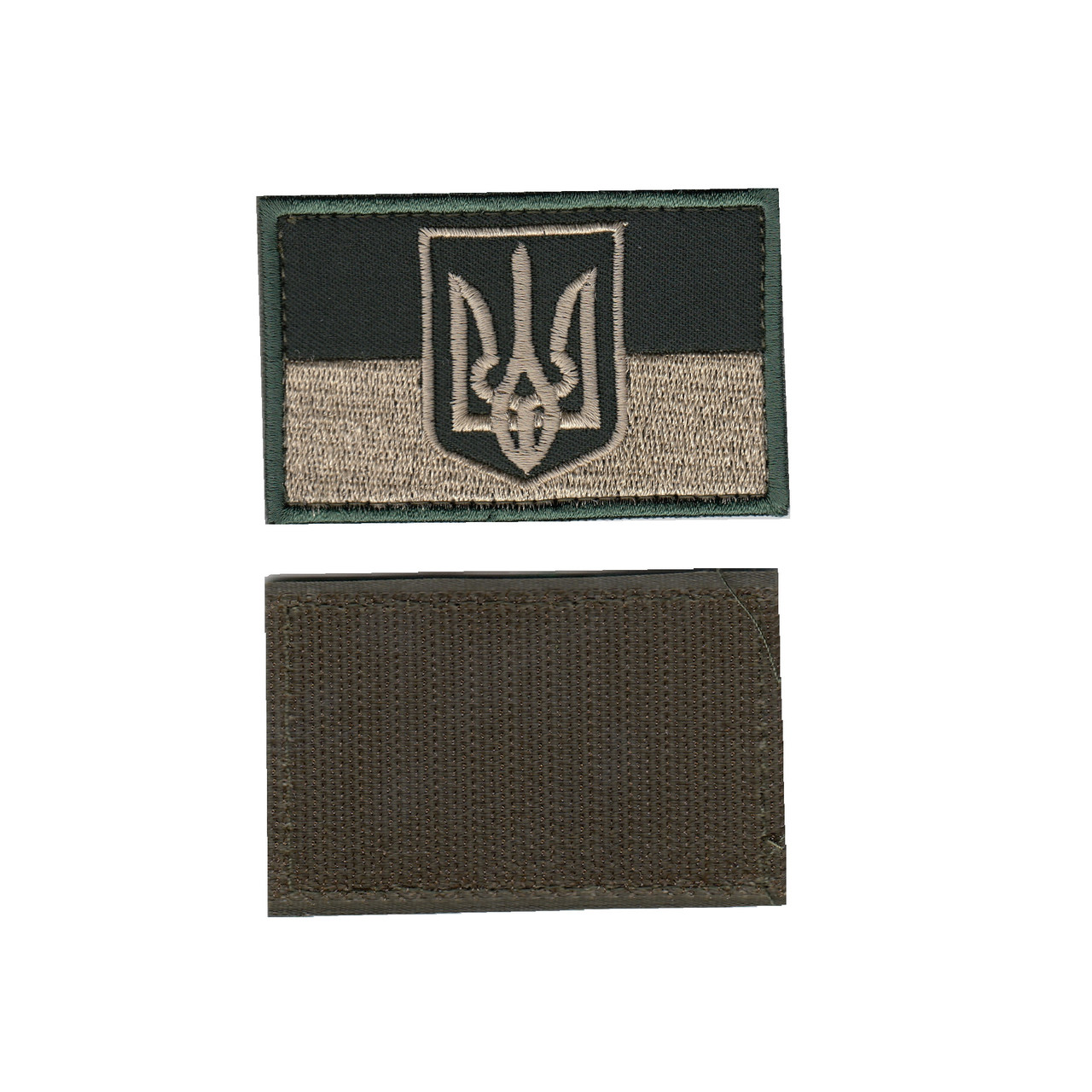 Шеврон ЗСУ, військовий / армійський, український прапор, на липучці, 5 см * 8 см