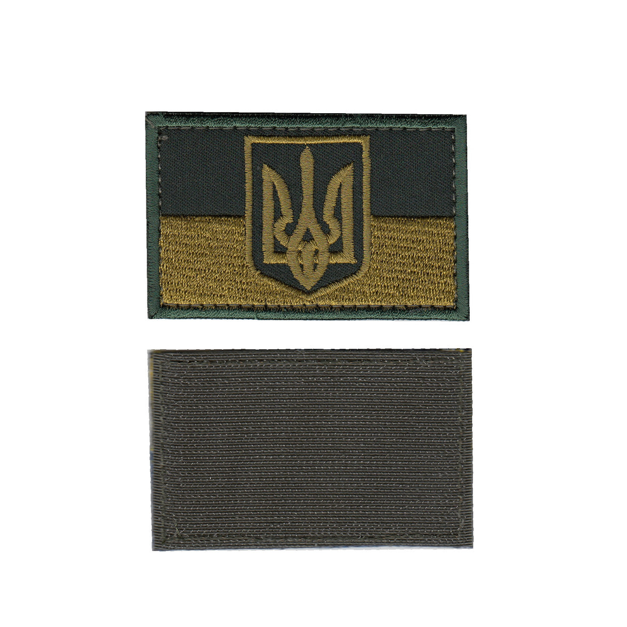 Шеврон ЗСУ, військовий / армійський, український прапор, на липучці, 5 см * 8 см