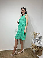 Жіноча мережева сукня мятного кольору 42-52