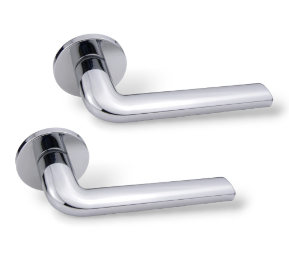 Дверні ручки на міжкімнатні/ вхідні двері FORME Milly 133 Slim C01 хром полірований, фото 1