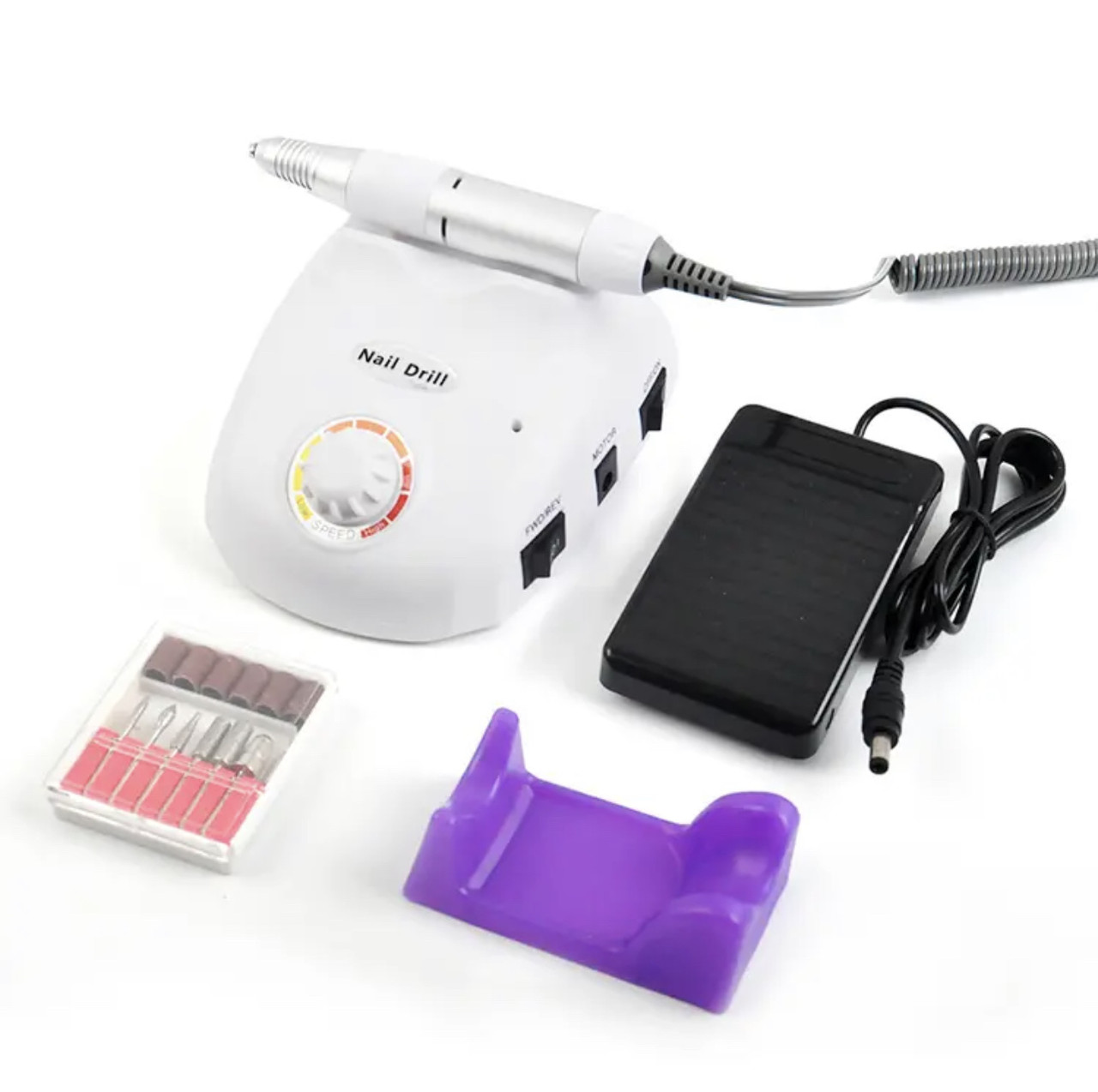 Фрезер для манікюру Nail Drill Master 35 000 обертів білий