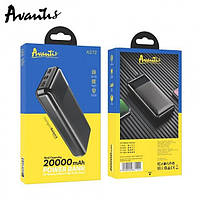 Power Bank Avantis A372 20000mAh (74Wh)- чорний