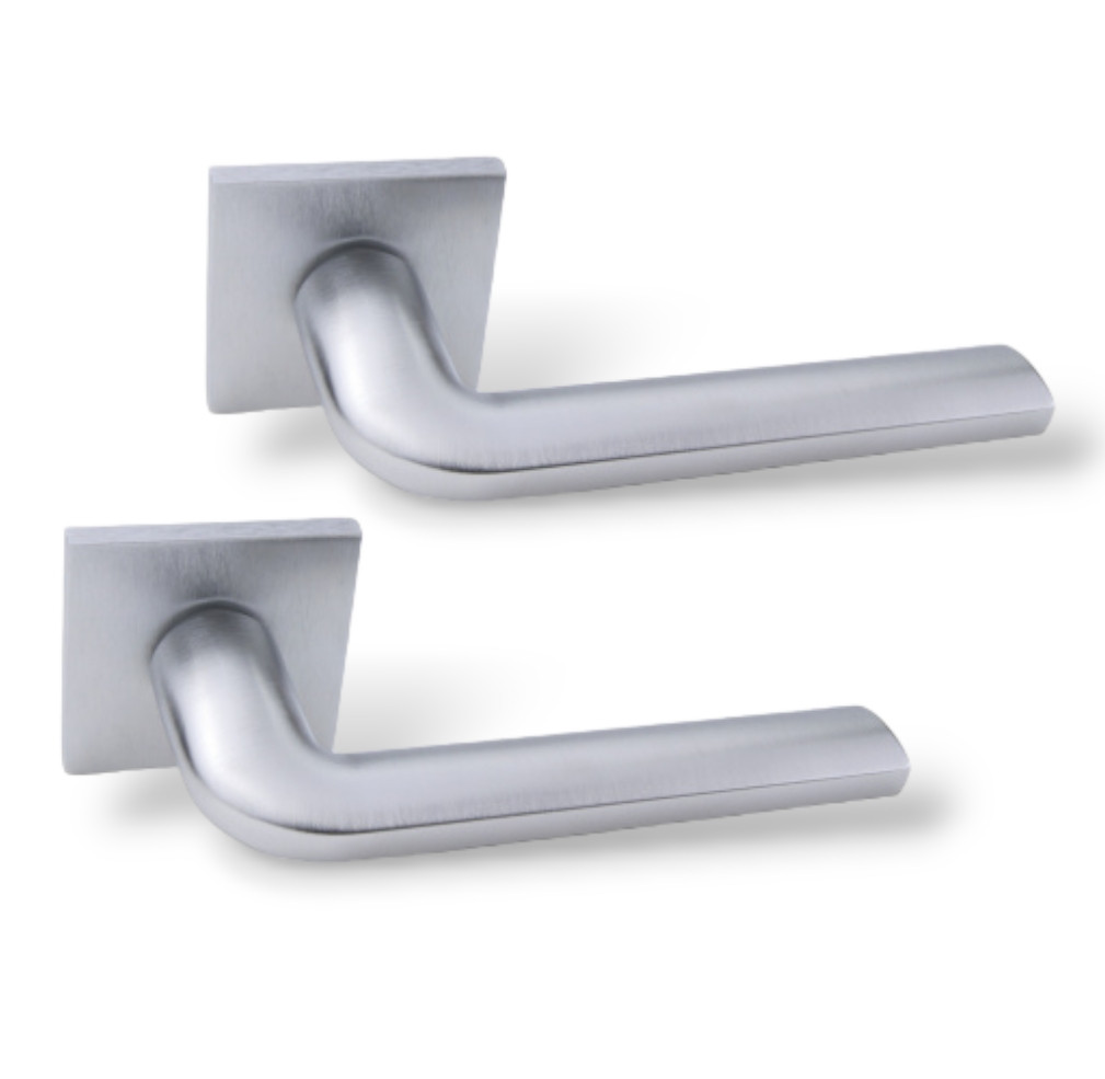 Дверні ручки на міжкімнатні/ вхідні двері FORME Milly 133Q/Slim C02 хром матовий, фото 1