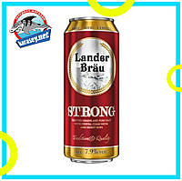 Пиво Lander Bräu Strong світле фільтроване 500мл