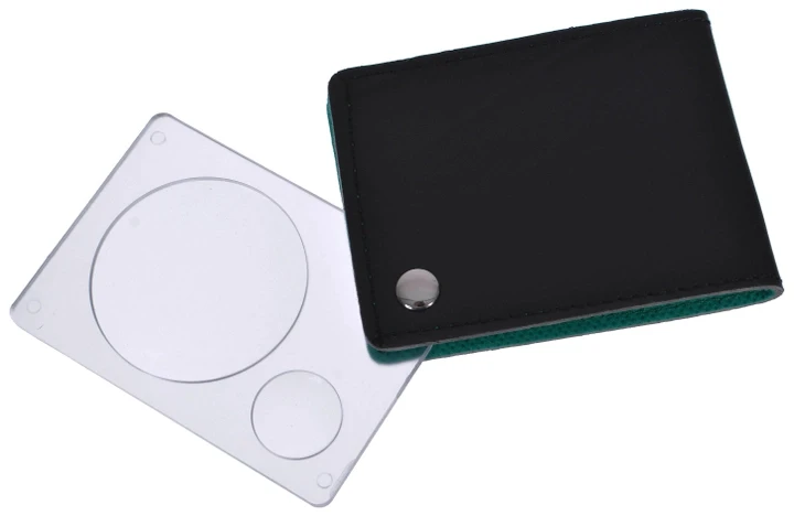 Лупа ручна MG85031 в чохлі, 3Х, діам-45мм +8Х, діам-18мм