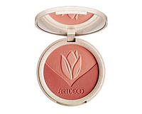 Трехцветные румяна для лица компактные Artdeco Green Couture Natural Trio Blush