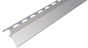 Профіль капельник алюмінієвий для терас та балконів, довжина 2,7 м, Срібло