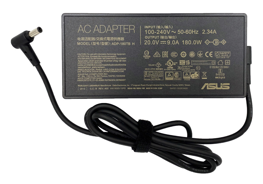 Оригінальний зарядний пристрій для ноутбука Asus 20V 9A 180W 6.0*3.7 pin (A20-180P1A)