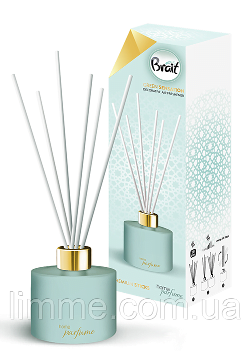 Аромадифузор BRAIT PREMIUM Green Sensation (зелена сенсація) 100 мл