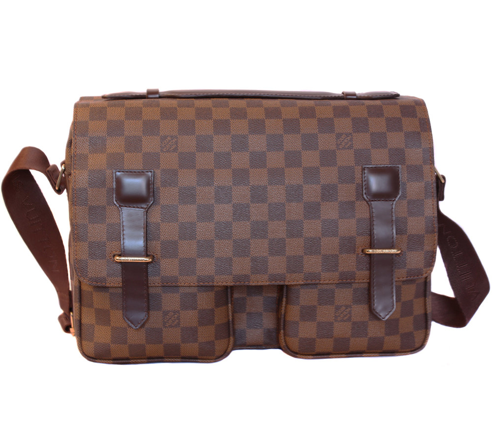 Чоловіча шкіряна сумка 300205 коричнева, фото 1