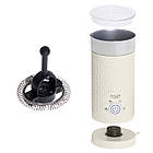 Спінювач молока Adler AD 4495 - 4 в 1, 500 Вт, 130 мл піни, 300 мл підігріву, бежевий, фото 3