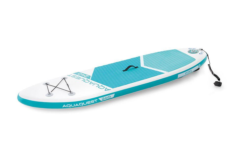 Сапборд, надувна дошка для САП серфінгу, sup board, BW SUP борд 68241. Розмір 240-76-13 см. Весло, ручний насос, сумка.