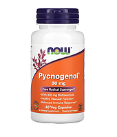 Пікногенол Now Foods (Pycnogenol) 30 мг 60 капсул