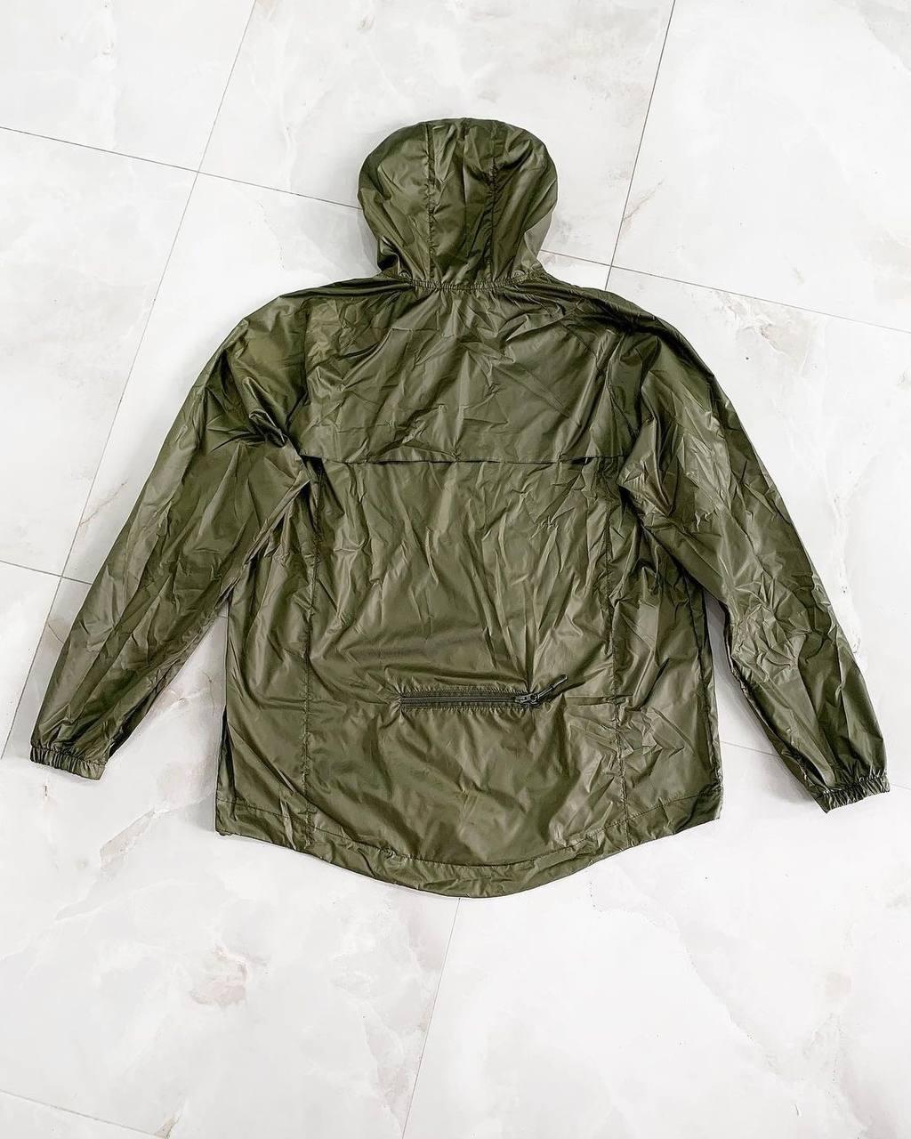 Мужская тактическая куртка ветровка олива армейская водонепроницаемая куртка штормовка с капюшоном - фото 2 - id-p1881248879