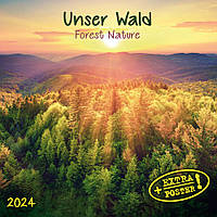 Настенный календарь 2024 год. Forest Nature/Unser Wald