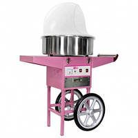Апарат для солодкої вати з візком та куполом ZUVER CandyTop