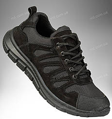 Полегшені тактичні кросівки / демісезонне військове взуття GENESIS (black)