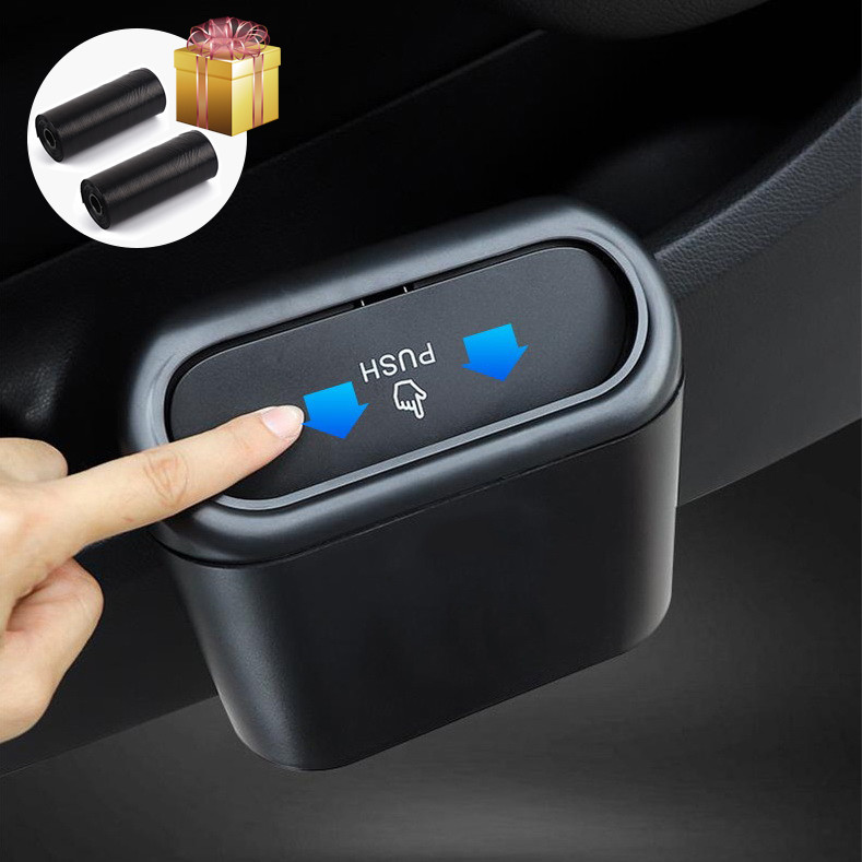 Автомобілне відро для сміття + 2 рулони. Відро для сміття в машину, фото 1