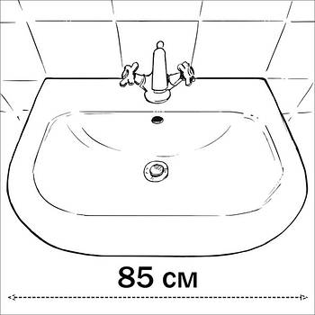 ширина 85 см