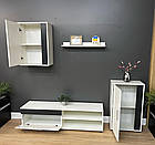 Сучасна стінка у вітальню - модульна стінка з 4-х елементів, фото 3