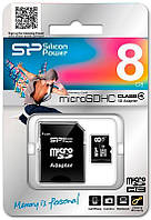 Картка пам'яті 8 GB Silicon Power MicroSDHC