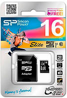 Карта памяти 16GB Silicon Power MicroSDHC