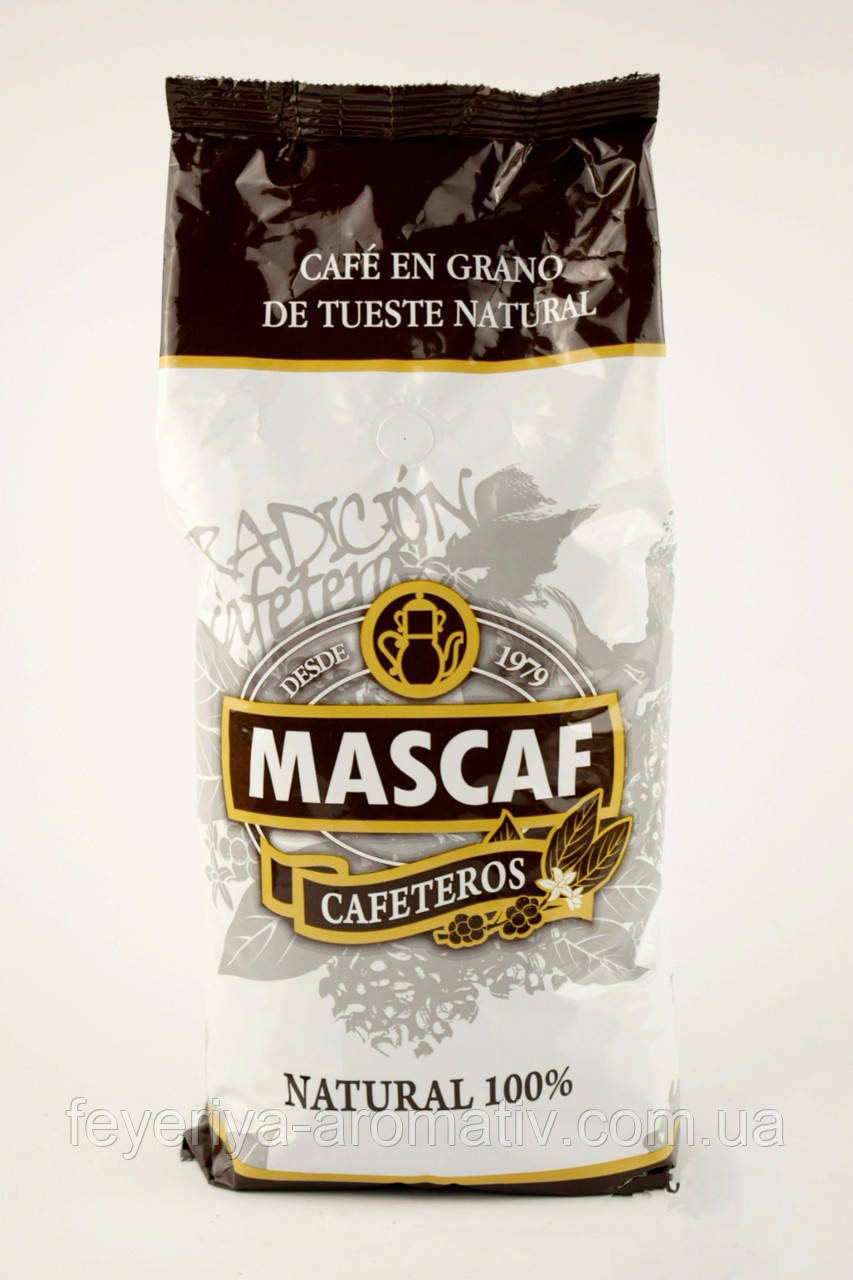 Кава в зернах Mascaf Cafeteros Natural 1 кг Іспанія